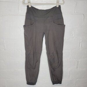Prana Women's Medium Pants Kanab Jogger Pull On Gray